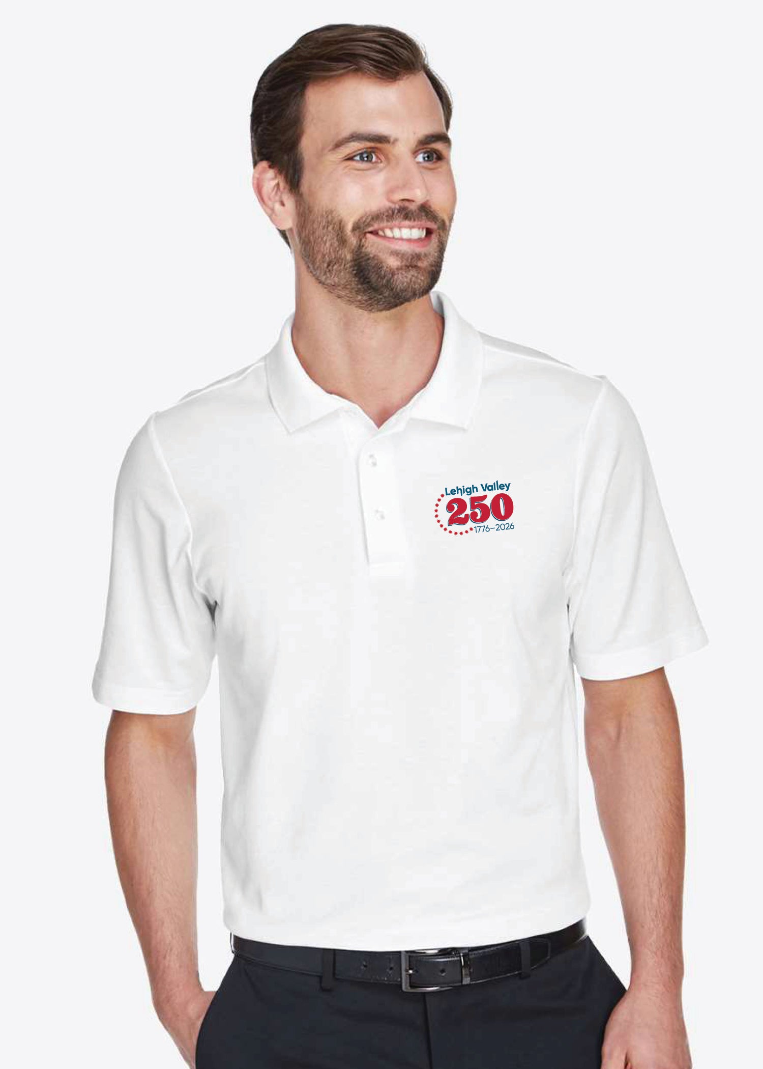 Men's CrownLux Performance® Plaited Polo